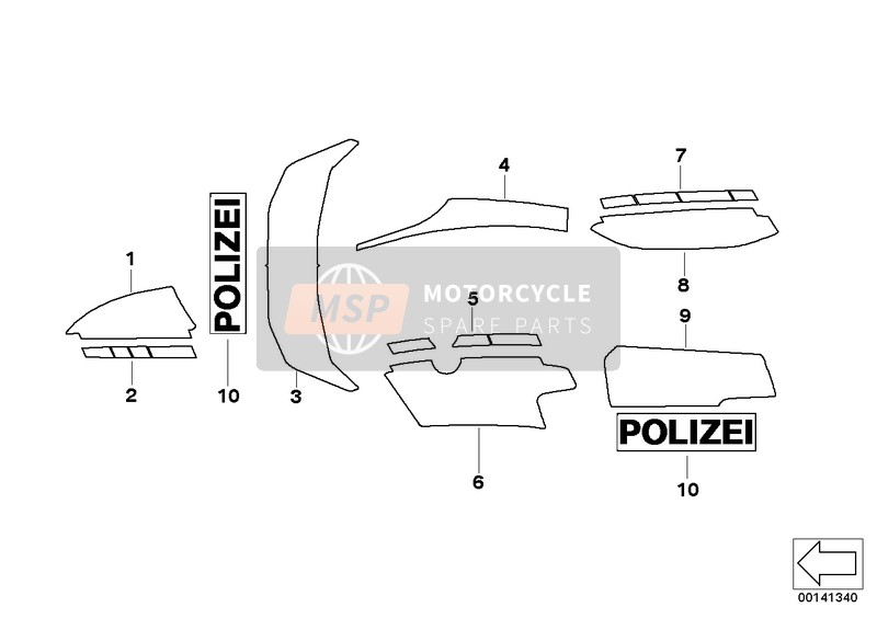 51147687649, Abziehbild Verkleidungsoberteil, BMW, 0