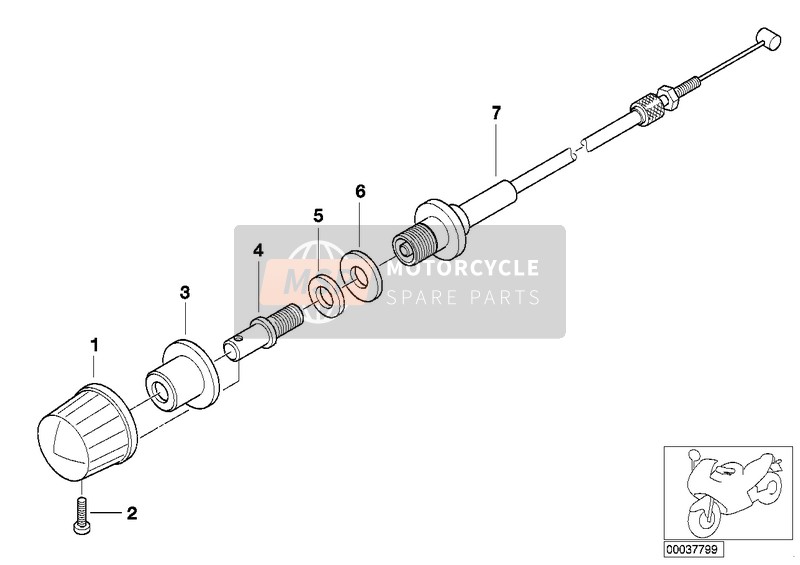 BMW R 1150 RT 00 (0419,0499) 2002 Regolazione dei fari per un 2002 BMW R 1150 RT 00 (0419,0499)