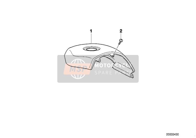 BMW R 1150 RT 00 (0419,0499) 2006 COVERING FUEL TANK for a 2006 BMW R 1150 RT 00 (0419,0499)