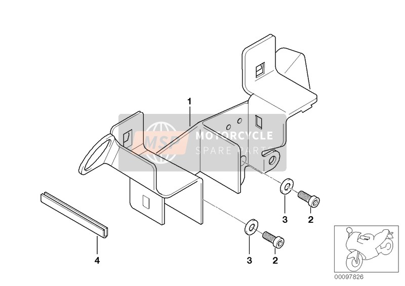 BMW R 1200 C 03 (0329,0379) 2003 TOOL HOLDER for a 2003 BMW R 1200 C 03 (0329,0379)