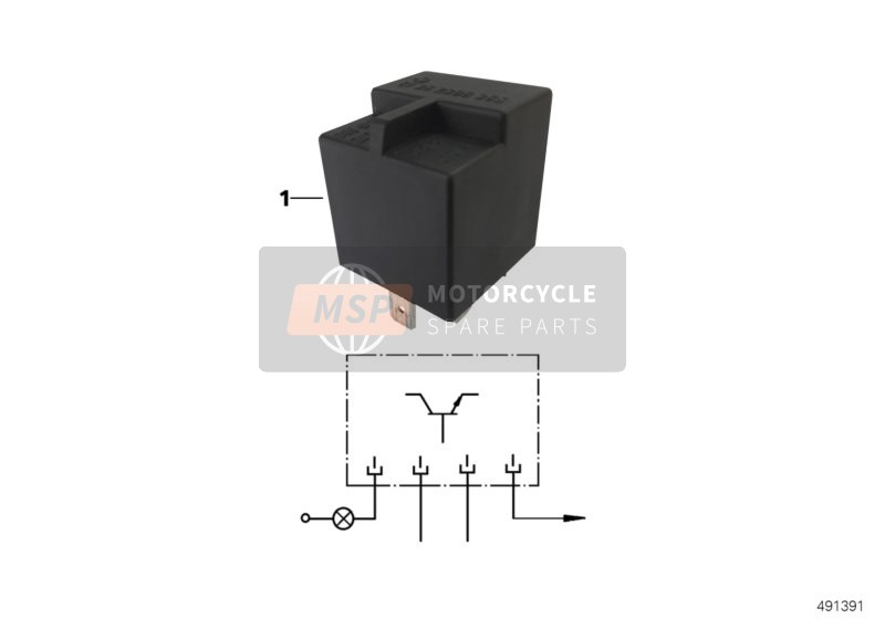BMW R 1200 C Indep. 00 (0405,0433) 2000 FUEL LEVEL INDICATOR RELAY for a 2000 BMW R 1200 C Indep. 00 (0405,0433)