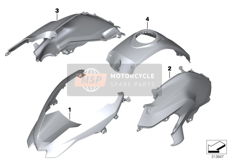 BMW R 1200 GS (0A01, 0A11) 2011 Gelakte Onderdelen WN0S "Triple Black" 2 voor een 2011 BMW R 1200 GS (0A01, 0A11)