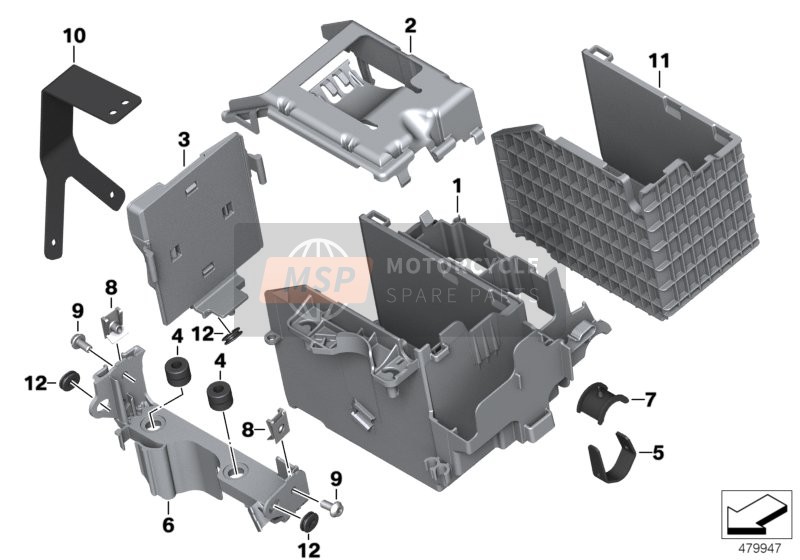 BATTERY TRAY 4