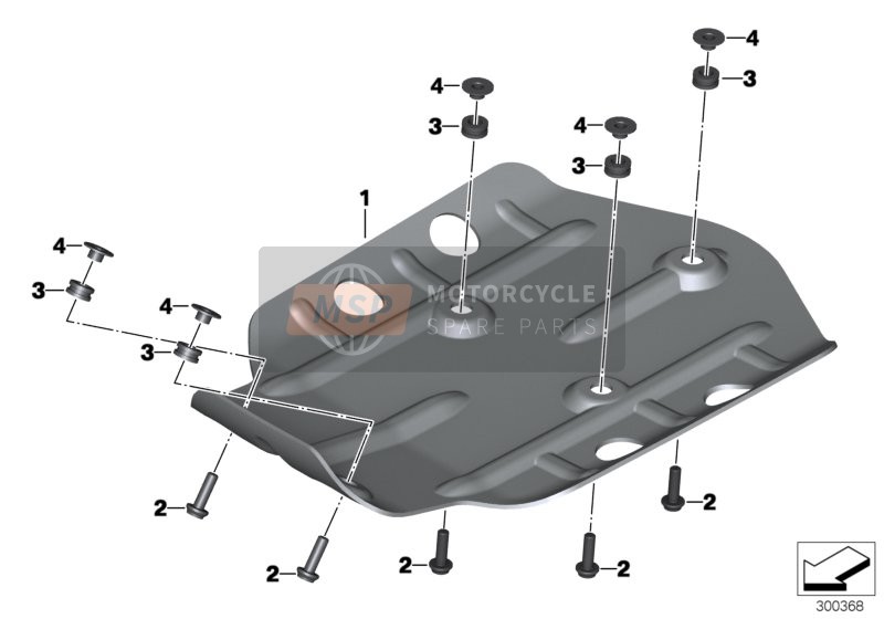 BMW R 1200 GS (0A01, 0A11) 2011 Protezione motore 1 per un 2011 BMW R 1200 GS (0A01, 0A11)