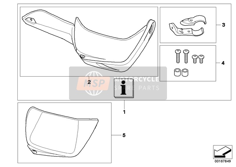 BMW R 1200 GS 10 (0450,0460) 2012 Set of hand protectors for a 2012 BMW R 1200 GS 10 (0450,0460)