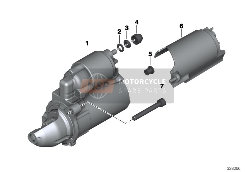 BMW R 1200 GS Adve. 08 (0380,0390) 2009 Motor de arranque Bosch para un 2009 BMW R 1200 GS Adve. 08 (0380,0390)