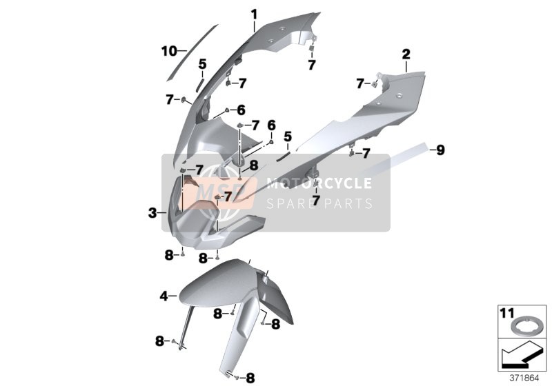 46618532313, GARDE-BOUE Avant, Partie Inf., BMW, 2