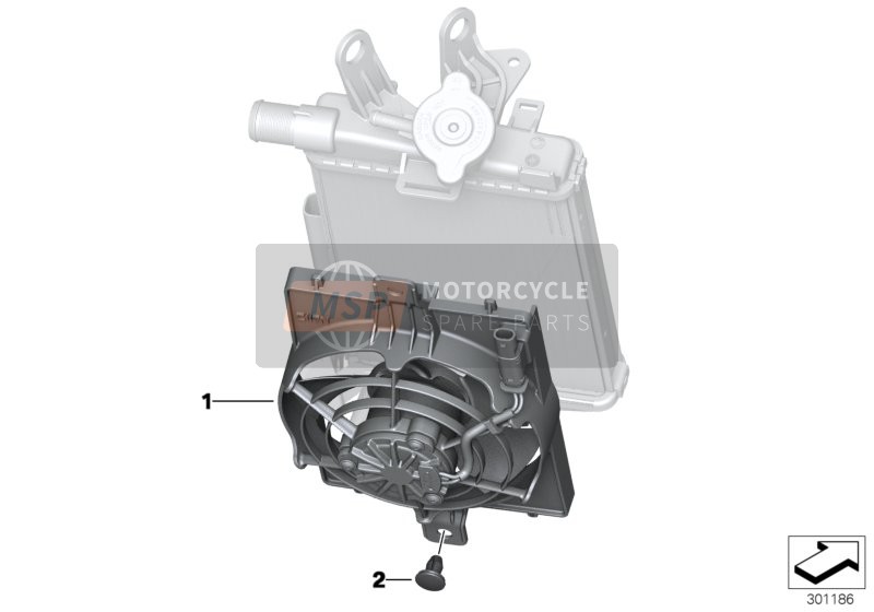 BMW R 1200 GS Adve. (0A02, 0A12) 2013 Gebläse für ein 2013 BMW R 1200 GS Adve. (0A02, 0A12)