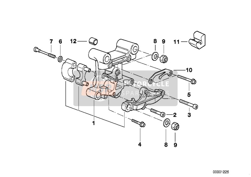 BMW R 1200 Montauk 03 (0309,0319) 2002 CAMSHAFT SUPPORTING BRACKET for a 2002 BMW R 1200 Montauk 03 (0309,0319)