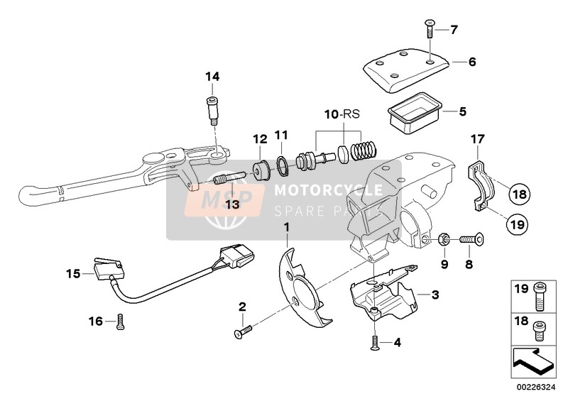 Single parts, clutch fitting