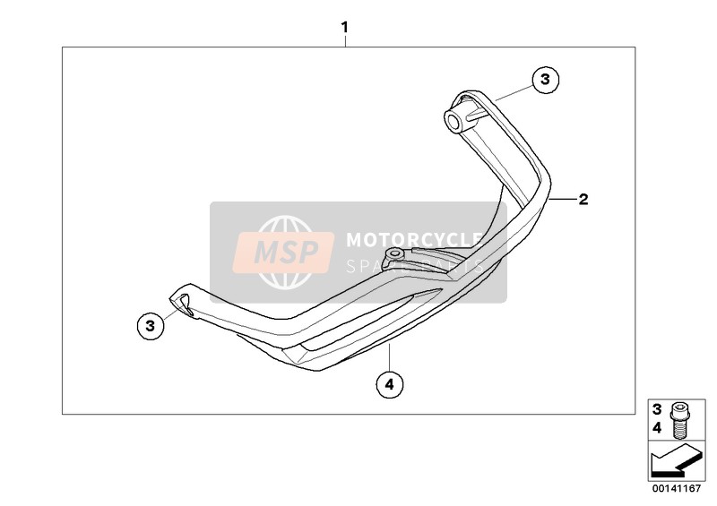 BMW R 1200 R 06 (0378,0398) 2005 Valve Cover Guard, Plastic for a 2005 BMW R 1200 R 06 (0378,0398)