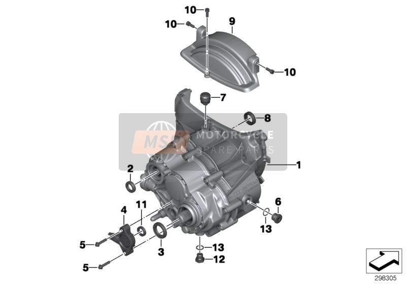 BMW R 1200 R 06 (0378,0398) 2006 Transmission manuelle pour un 2006 BMW R 1200 R 06 (0378,0398)