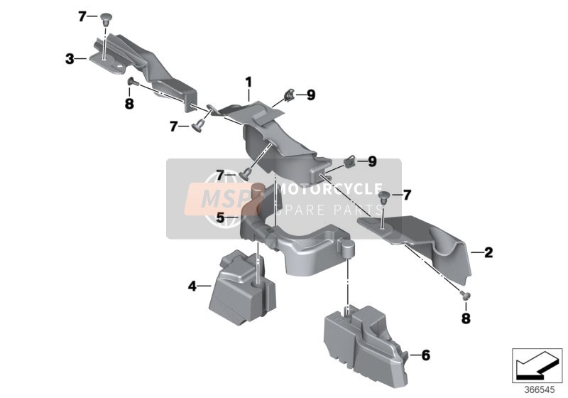 46638537935, WARMTE-ISOLATIE Midden Schuimstof Inzet, BMW, 0