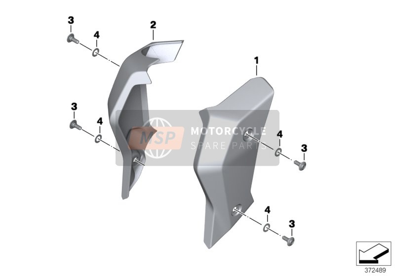 46638534267, Mascherina Radiatore Sx, BMW, 0