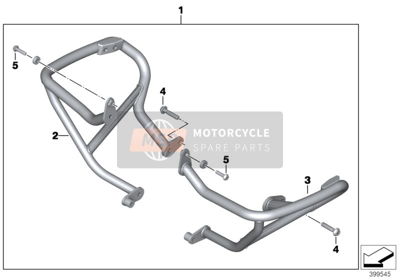 77148549128, Jeu D'Etrier De Protection De Moteur, BMW, 0