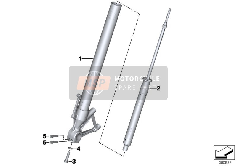 31428566559, Fodero Sinistra, BMW, 0