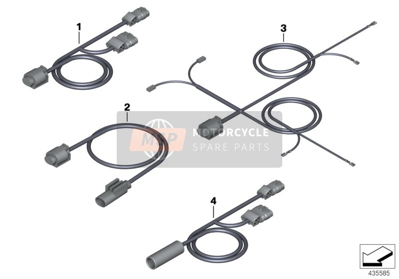 BMW R 1200 R 11 (0400,0490) 2010 Cable adicional para un 2010 BMW R 1200 R 11 (0400,0490)