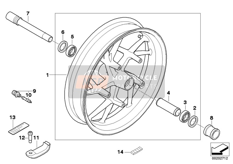 CAST RIM, FRONT