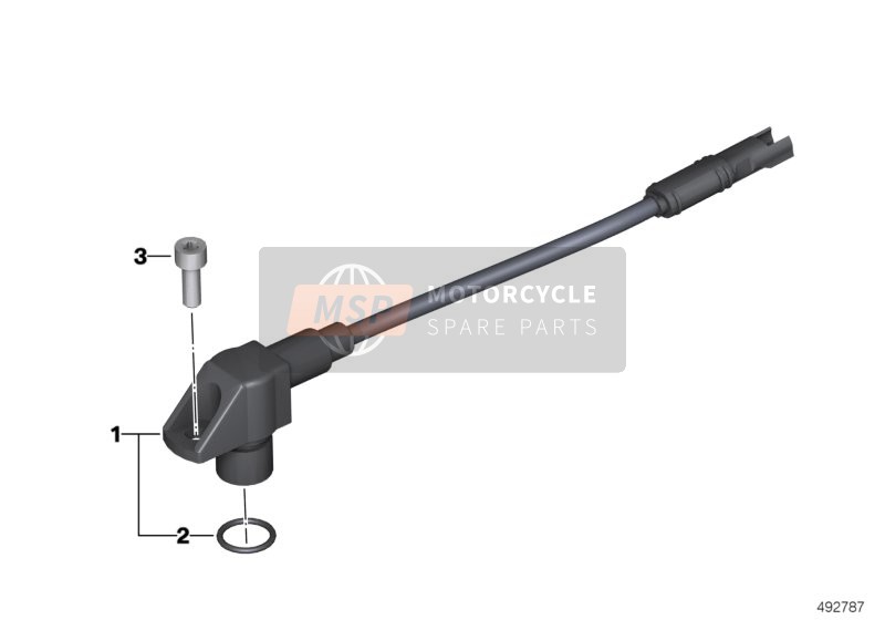 BMW R 1200 RS (0A05, 0A15) 2016 Sensor del cigüeñal para un 2016 BMW R 1200 RS (0A05, 0A15)