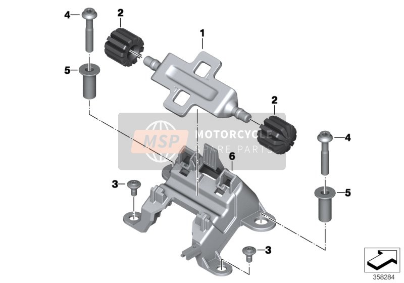 BMW R 1200 RT (0A03, 0A13) 2013 FRONT SEAT-VERTICAL SEAT ADJUSTER for a 2013 BMW R 1200 RT (0A03, 0A13)