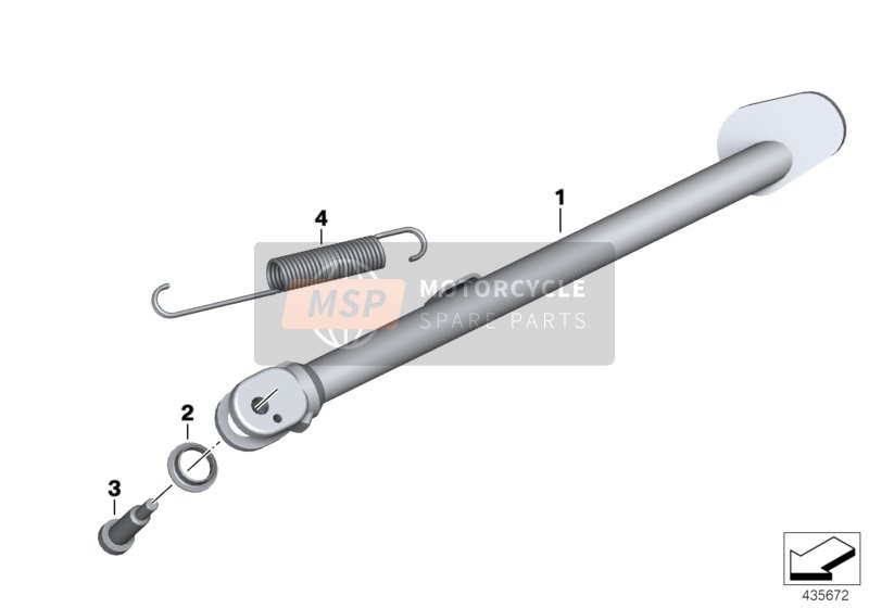 BMW R 1200 RT 10 (0430,0440) 2012 Side Stand for a 2012 BMW R 1200 RT 10 (0430,0440)