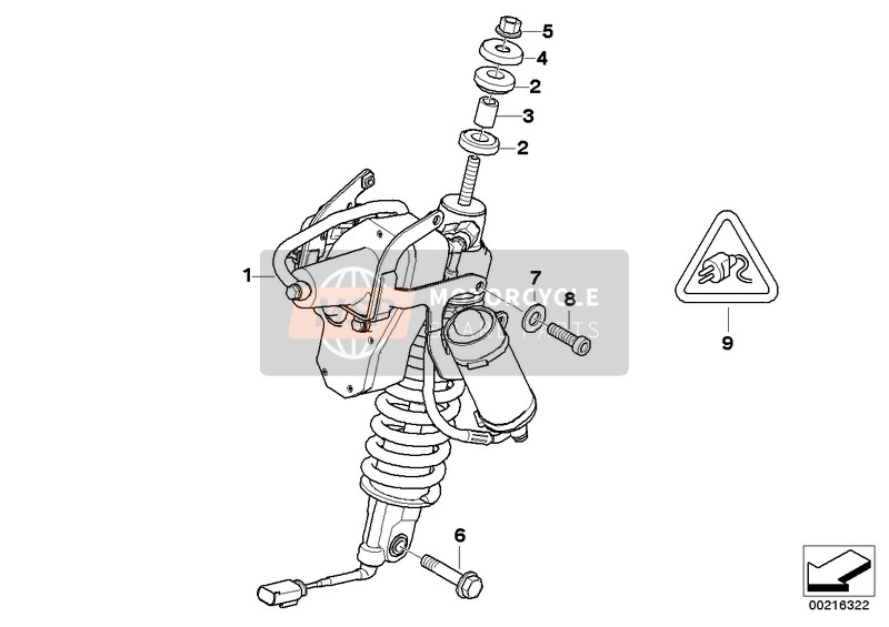 31427716584, Ammortizzatore Anteriore, BMW, 0