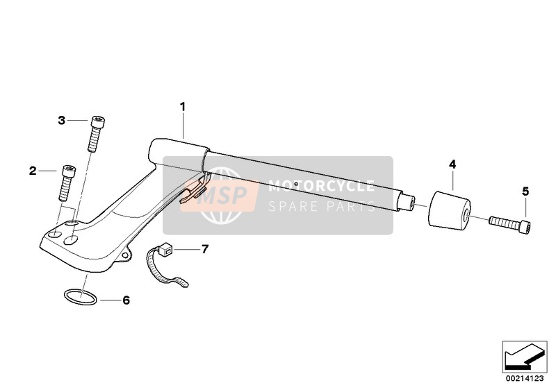 BMW R 1200 RT 10 (0430,0440) 2013 Manubrio per un 2013 BMW R 1200 RT 10 (0430,0440)