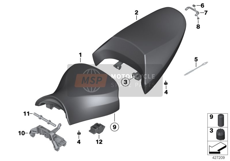 52537694059, Soporte, BMW, 0