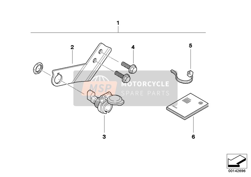 71607684232, Nachrüstsatz Steckdose, BMW, 0