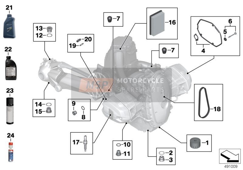 Aceite de motor / Servicio de mantenimiento