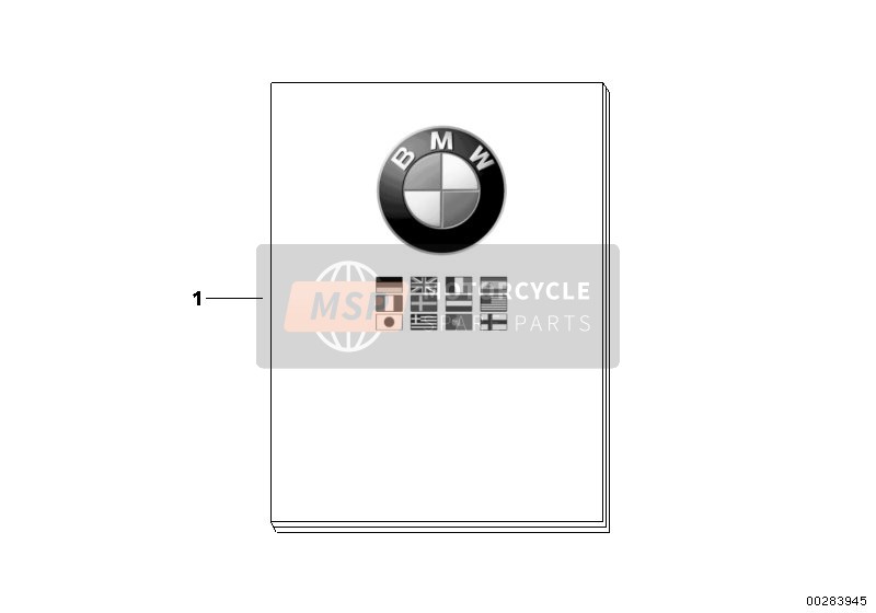BMW R 1250 GS 19 (0J91, 0J93) 2018 License booklet for mobile radio systems for a 2018 BMW R 1250 GS 19 (0J91, 0J93)