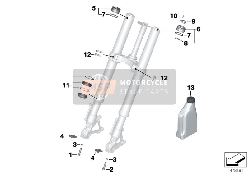 SERVICE OF TELESCOPIC FORKS 2