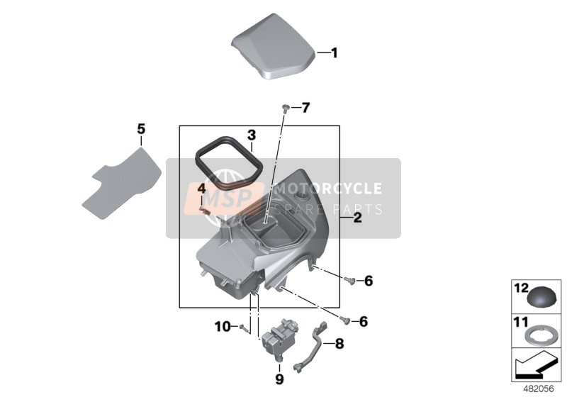 STORAGE COMPARTMENT, LEFT