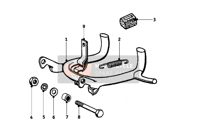 07129900047, Tuerca Hexagonal Autofrenable, BMW, 0