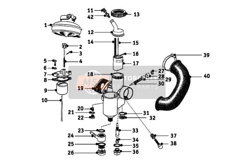 BMW R 25/3 1954 CARBURETOR for a 1954 BMW R 25/3