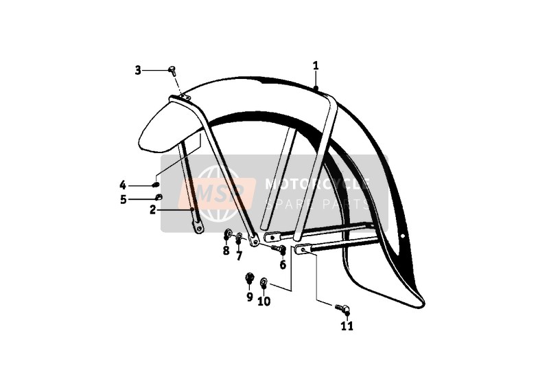 46610035301, Voorwielspatbord Gegrond Voor, BMW, 0