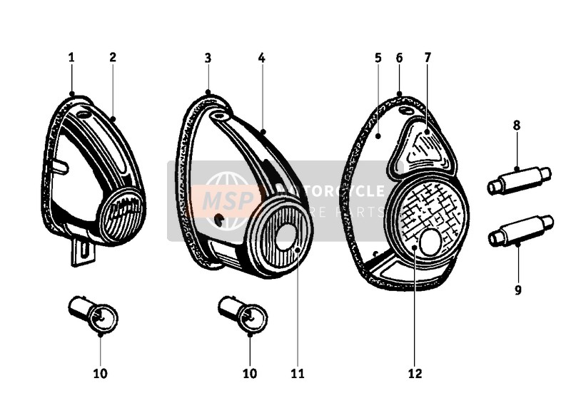 TAIL LIGHT PARTS