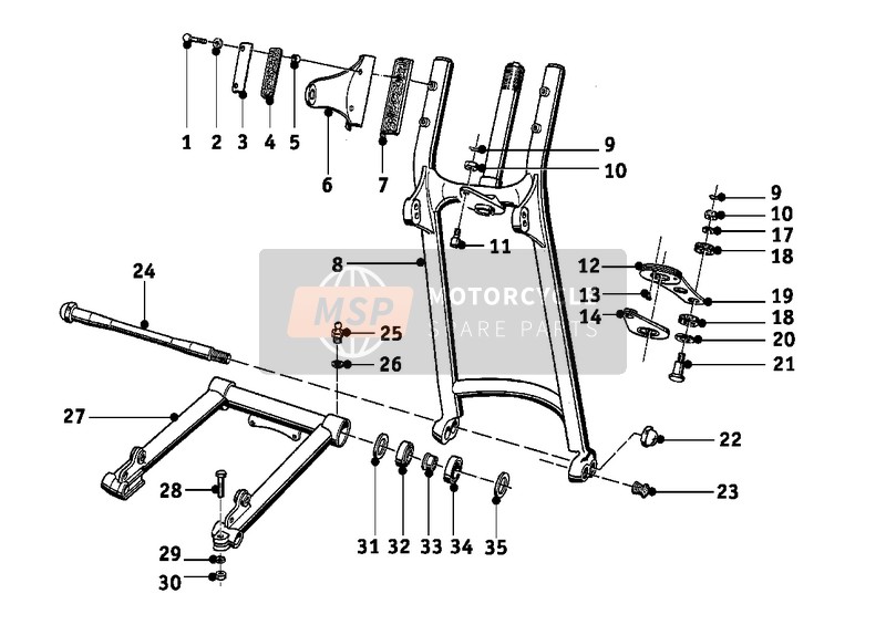 Front Wheel Swing Fork