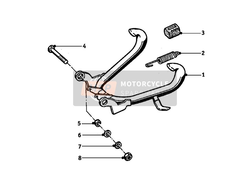 46524028002, Caballete Central, BMW, 0