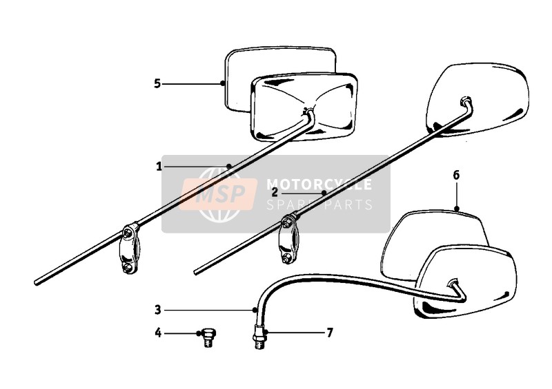 BMW R 27 1963 Miroir pour un 1963 BMW R 27