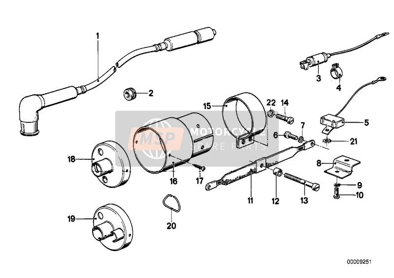 BMW R 45 1982 ANTI-INTERFERENCE KIT for a 1982 BMW R 45