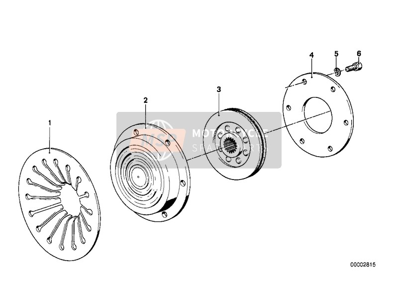 BMW R 45 1980 CLUTCH PLATE for a 1980 BMW R 45