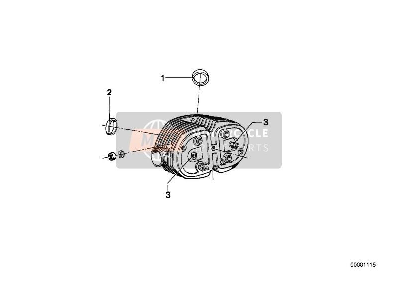 11121338710, Guide De Soupape, BMW, 1