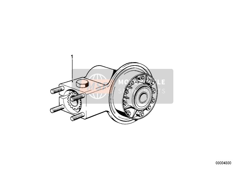 BMW R 45 1978 REAR-AXLE-DRIVE for a 1978 BMW R 45