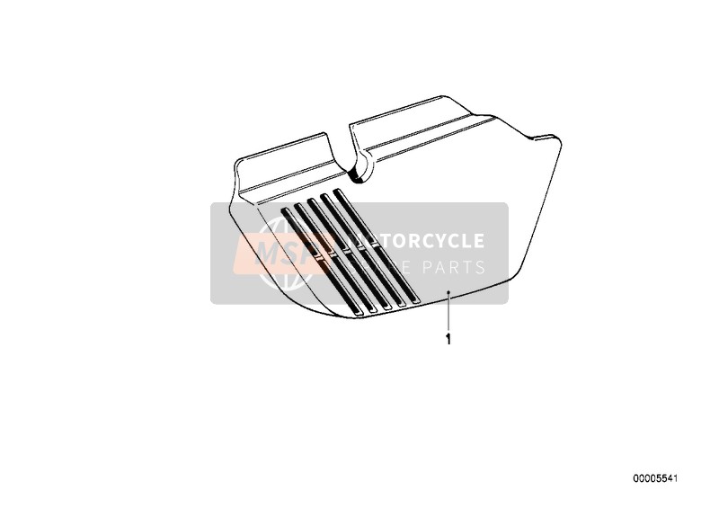 BMW R 45/N 1984 BATTERY COVER for a 1984 BMW R 45/N