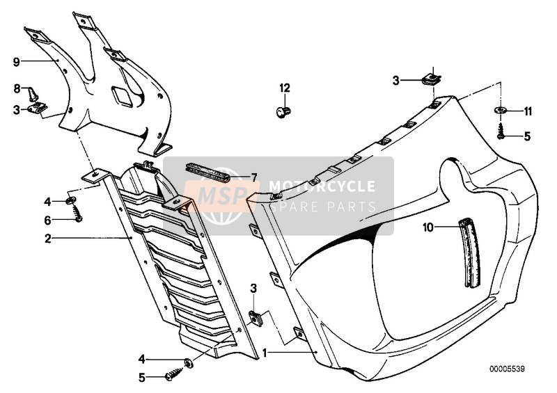 BMW R 45T 1984 Copertura motore per un 1984 BMW R 45T