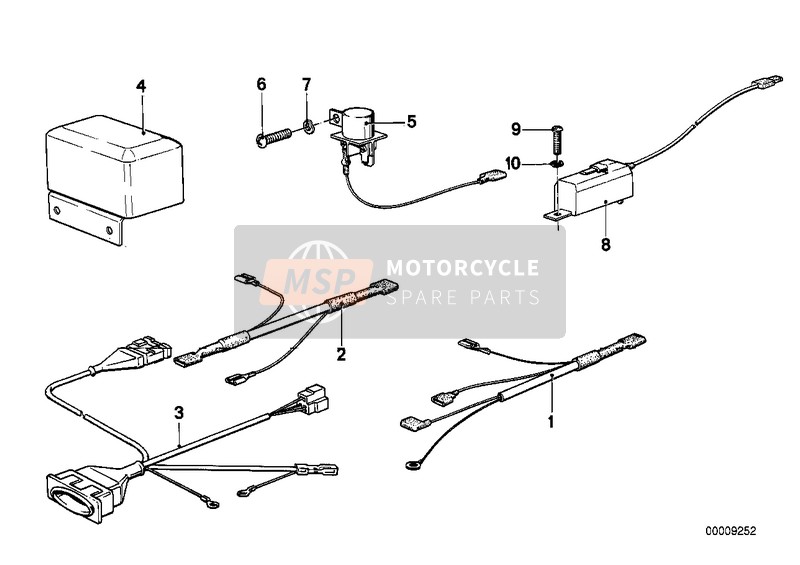 BMW R 65 1983 Jeu de cables deparasitage complet pour un 1983 BMW R 65