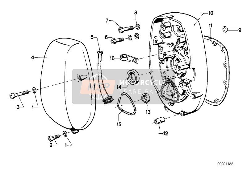 BMW R 50/5 1976 Couverture pour un 1976 BMW R 50/5