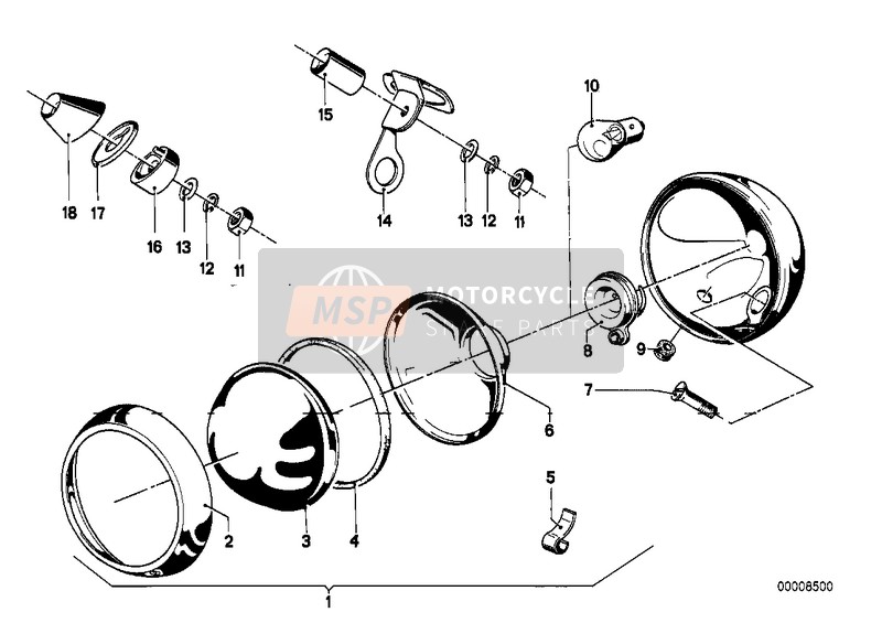 BMW R 50/5 1974 SIGNALLING LIGHT 3 for a 1974 BMW R 50/5