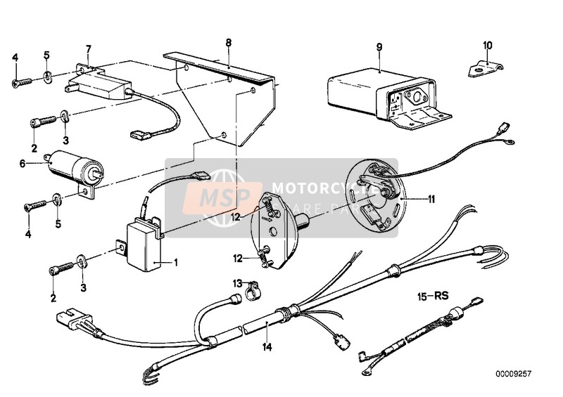 BMW R 50/5 1970 Kit anti-interference pour un 1970 BMW R 50/5